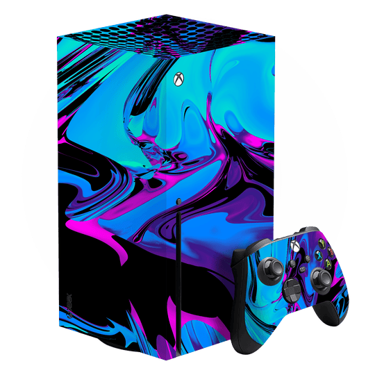 XBOX Series X SIGNATURE Rainy Night in Bangkok Skin, Wrap, Decal, Protector, Cover by EasySkinz | EasySkinz.com