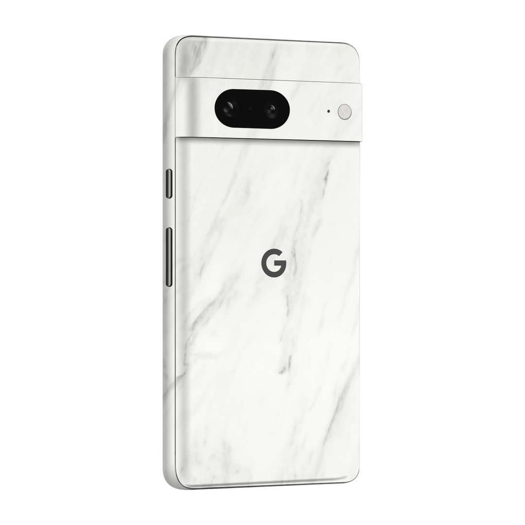 Google Pixel 7 (2022) Luxuria White Marble Stone Skin Wrap Sticker Decal Cover Protector by EasySkinz | EasySkinz.com