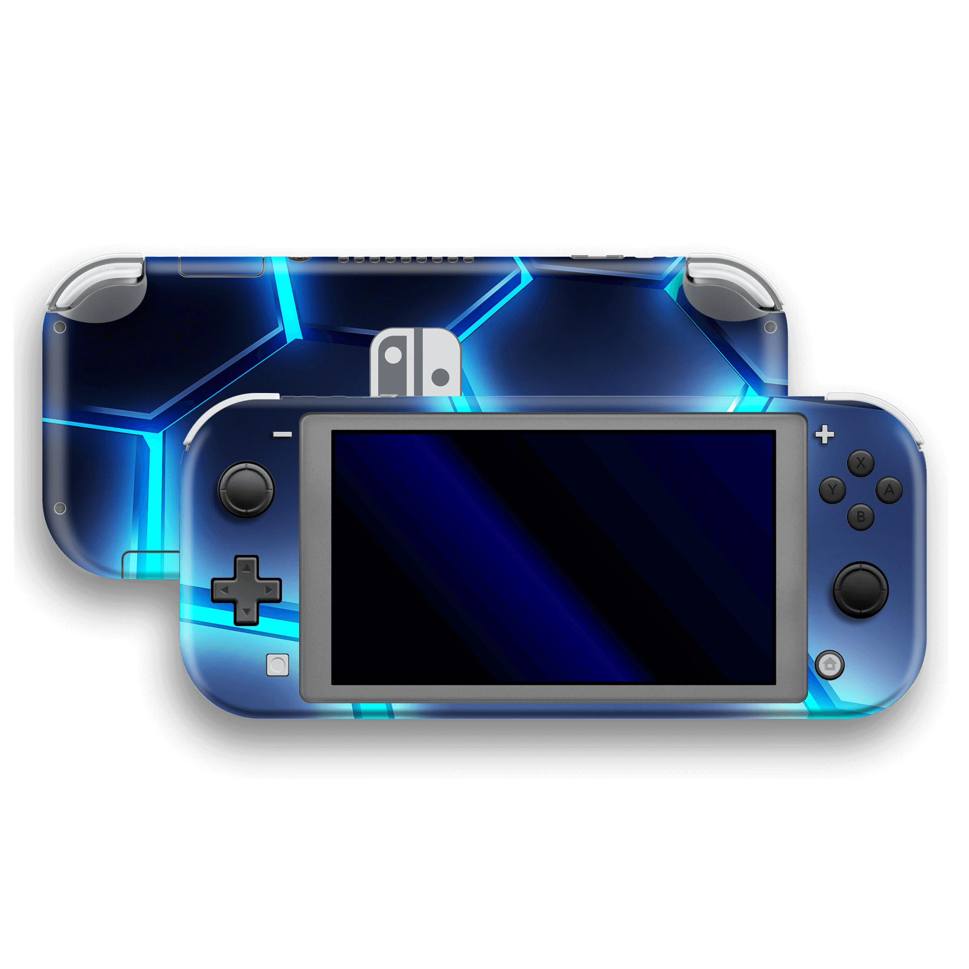 Nintendo Switch LITE SIGNATURE Abstract BLUE LAVA Skin Wrap Sticker Decal Cover Protector by EasySkinz