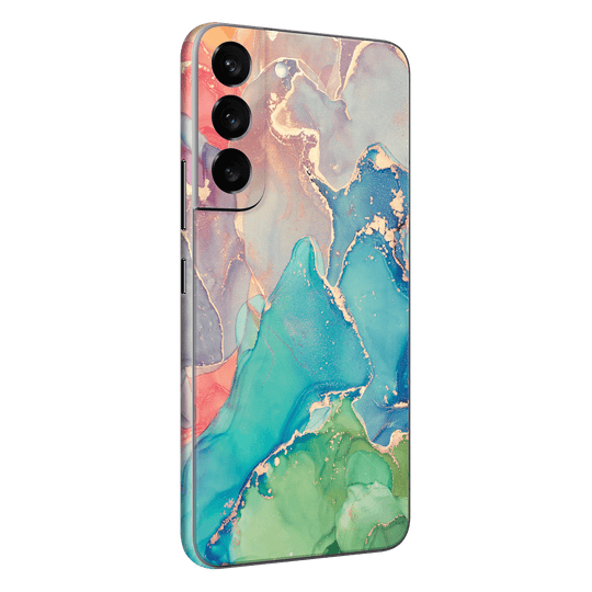 Samsung Galaxy S22 Print Printed Custom Signature AGATE GEODE Pastel Skin Wrap Sticker Decal Cover Protector by EasySkinz | EasySkinz.com