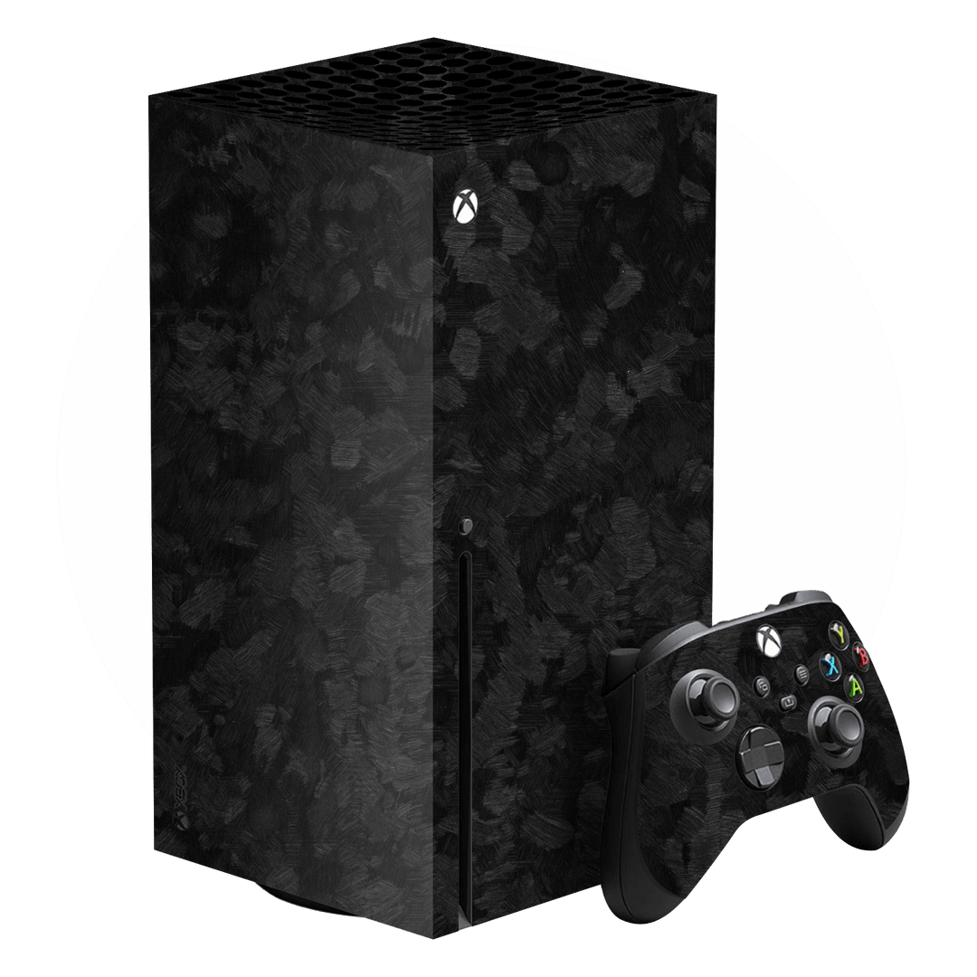 XBOX Series X 3D Textured FORGED CARBON Fibre Fiber Skin, Wrap, Decal, Protector, Cover by EasySkinz | EasySkinz.com