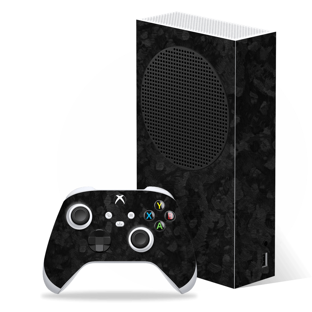 XBOX Series S (2020) 3D Textured FORGED CARBON Fibre Fiber Skin, Wrap, Decal, Protector, Cover by EasySkinz | EasySkinz.com