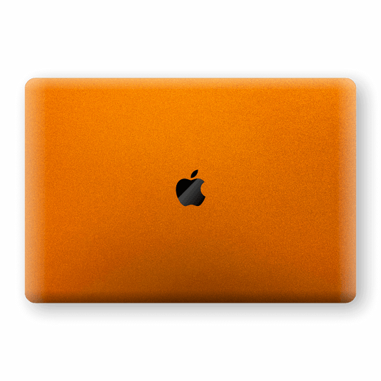 MacBook Pro 16" (2019) Fiery Orange Tuning Metallic Skin, Wrap, Decal, Protector, Cover by EasySkinz | EasySkinz.com