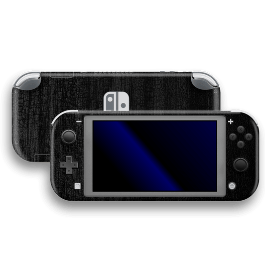 Nintendo Switch LITE Black CHARCOAL 3D Textured Skin Wrap Sticker Decal Cover Protector by EasySkinz
