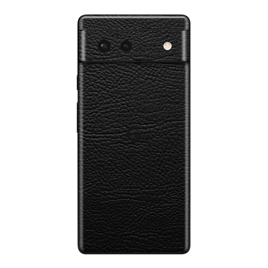 Google Pixel 6 Luxuria Riders Black Leather Jacket 3D Textured Skin Wrap Decal Cover Protector by EasySkinz | EasySkinz.com