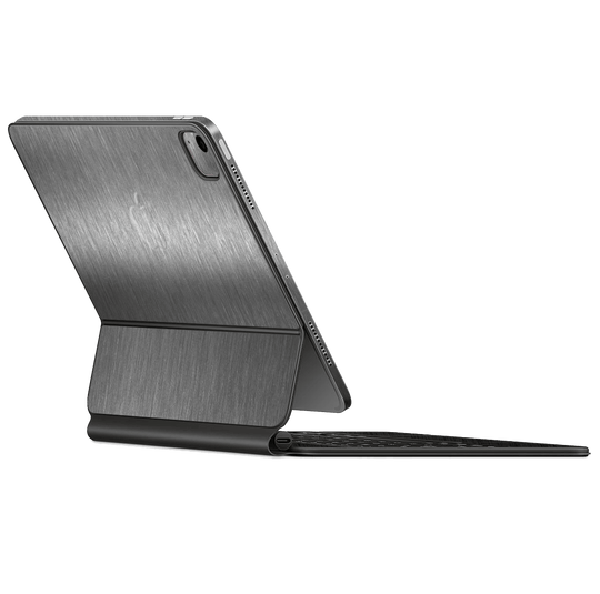 Magic Keyboard for iPad AIR (4th Gen, 2020) Brushed Metal Titanium Metallic Skin Wrap Sticker Decal Cover Protector by EasySkinz | EasySkinz.com