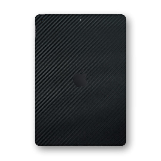 iPad PRO 10.2" 7th Generation 2019 Black 3D Textured CARBON Fibre Fiber Skin Wrap Sticker Decal Cover Protector by EasySkinz