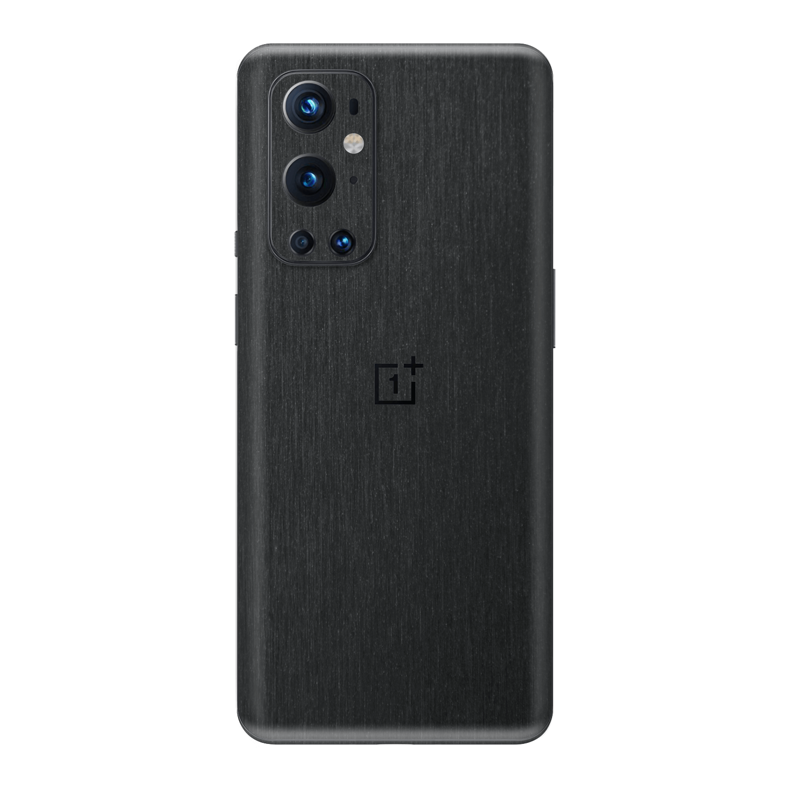 OnePlus 9 Pro Brushed Metal Black Metallic Skin Wrap Sticker Decal Cover Protector by EasySkinz