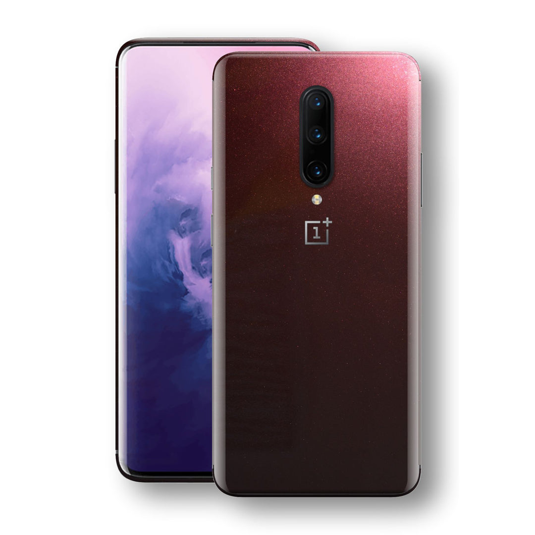 OnePlus 7 PRO Black Rose Glossy Metallic Skin, Decal, Wrap, Protector, Cover by EasySkinz | EasySkinz.com