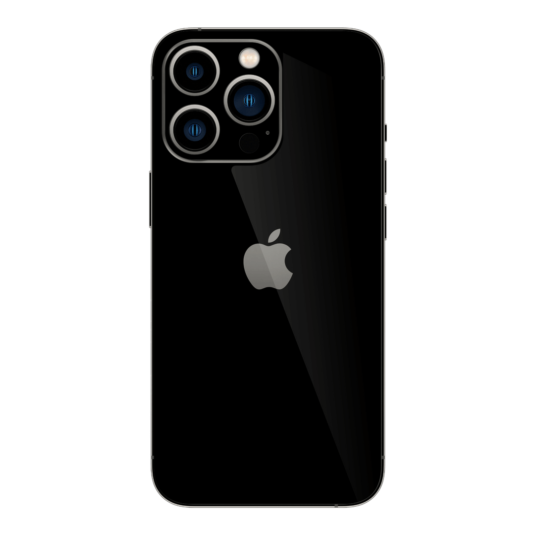 iPhone 14 PRO High Gloss JET BLACK Skin - Premium Protective Skin Wrap Sticker Decal Cover by QSKINZ | Qskinz.com