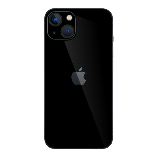 iPhone 13 High Gloss JET BLACK Skin - Premium Protective Skin Wrap Sticker Decal Cover by QSKINZ | Qskinz.com