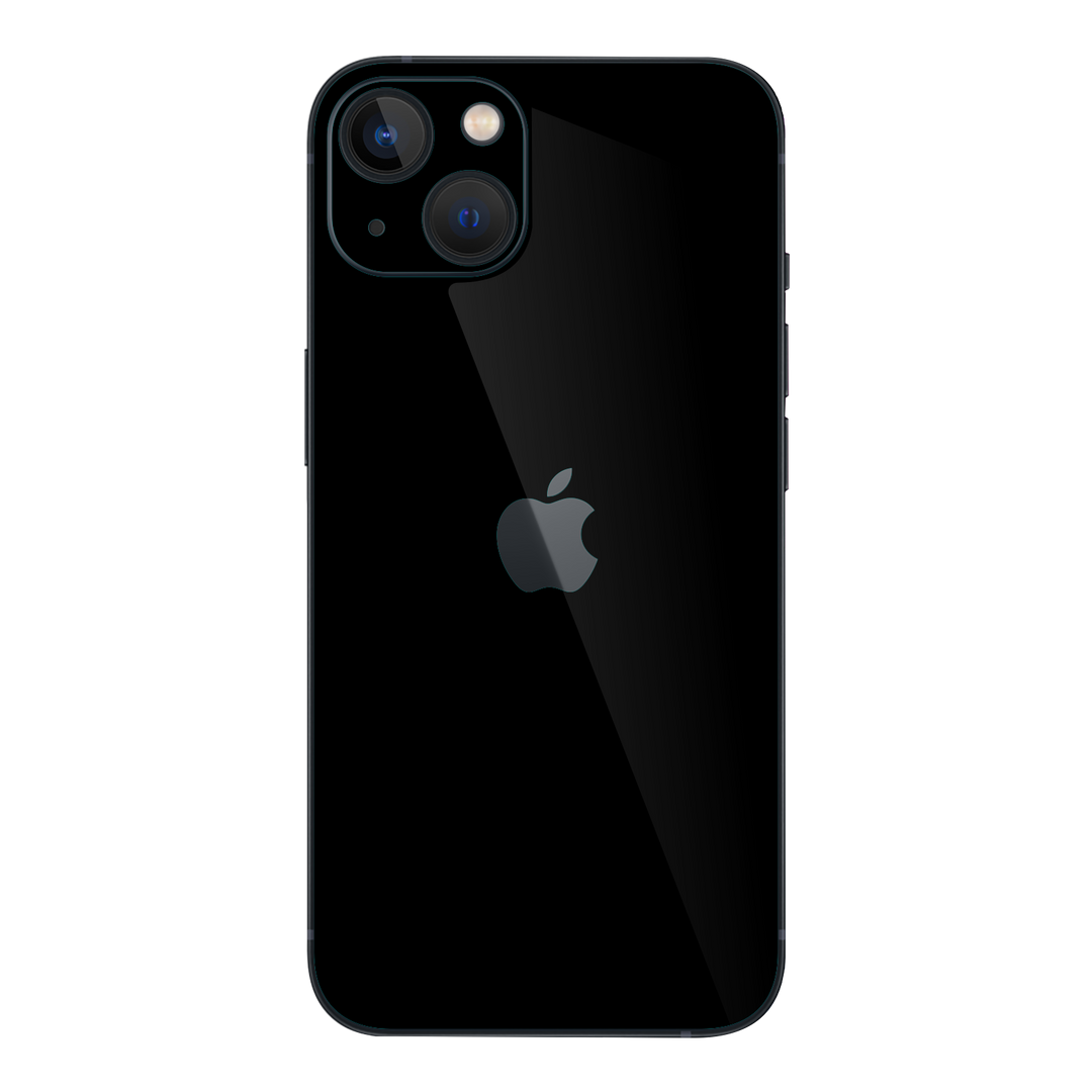 iPhone 13 MINI High Gloss JET BLACK Skin - Premium Protective Skin Wrap Sticker Decal Cover by QSKINZ | Qskinz.com