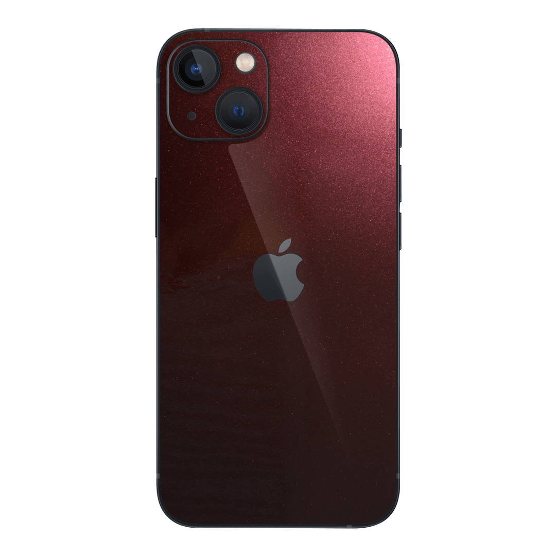 iPhone 14 Plus GLOSSY BLACK ROSE Metallic Skin - Premium Protective Skin Wrap Sticker Decal Cover by QSKINZ | Qskinz.com