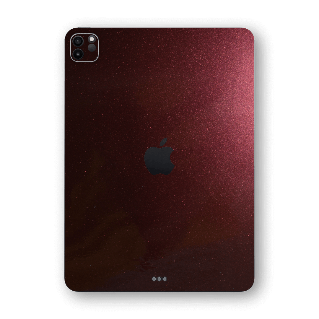 iPad PRO 12.9-inch 2020 Glossy 3M Black Rose Metallic Skin Wrap Sticker Decal Cover Protector by EasySkinz