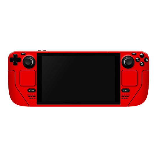 Steam Deck Gloss Glossy Bright Red Skin Wrap Sticker Decal Cover Protector by EasySkinz | EasySkinz.com