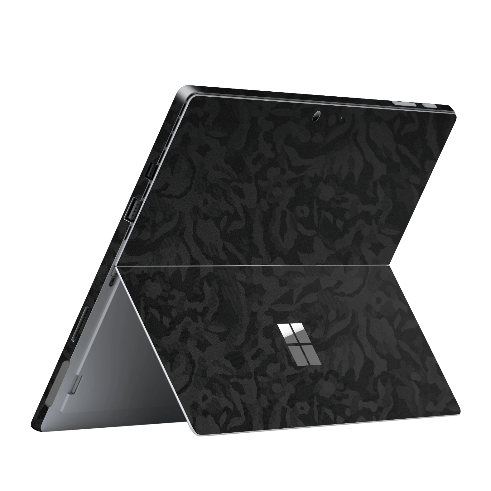 Microsoft Surface Pro 6 Luxuria Black 3D Textured Camo Camouflage Skin Wrap Sticker Decal Cover Protector by EasySkinz