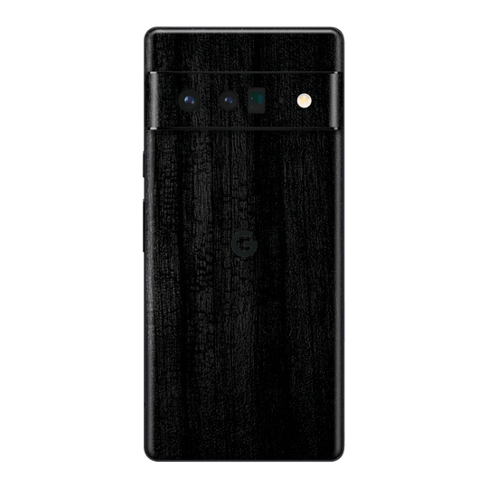 Google Pixel 6 Pro Luxuria Black Charcoal Coal Stone Black Dragon 3D Textured Skin Wrap Sticker Decal Cover Protector by EasySkinz | EasySkinz.com