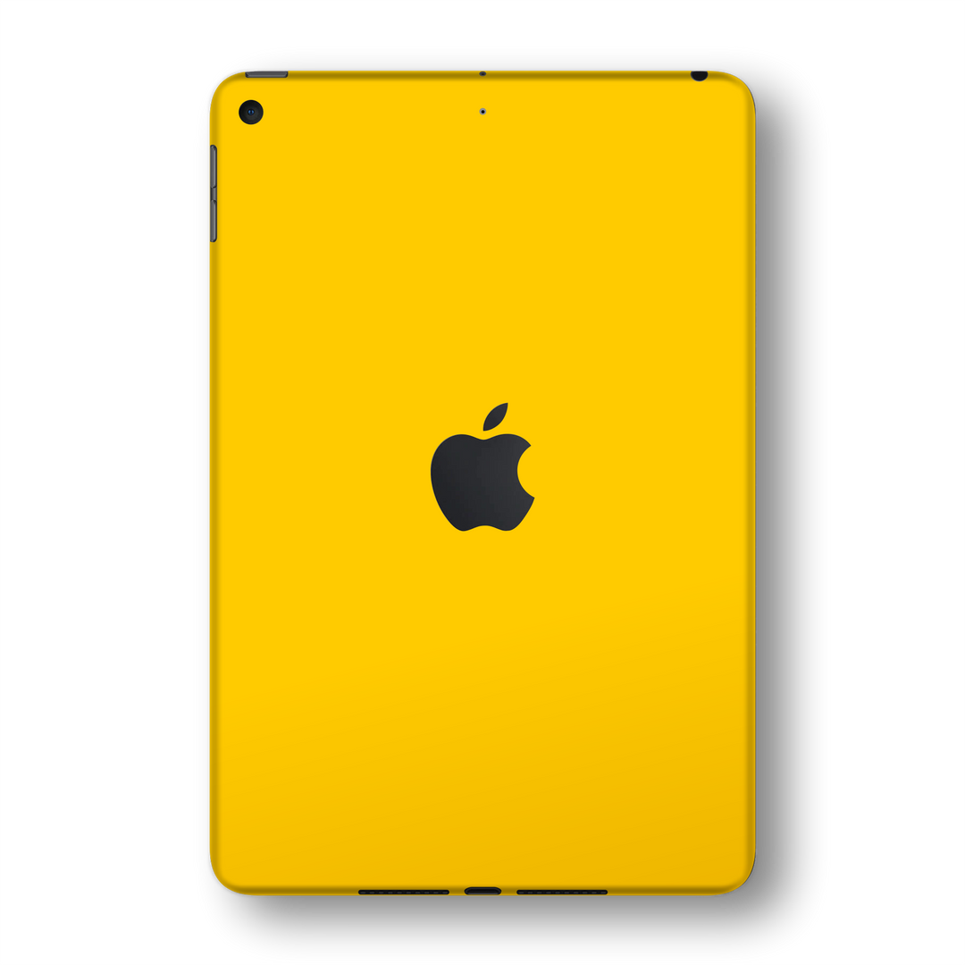 iPad MINI 5 (5th Generation 2019) Glossy Golden Yellow Skin Wrap Sticker Decal Cover Protector by EasySkinz