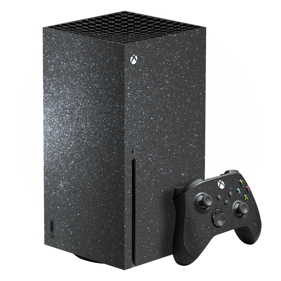 XBOX Series X Diamond METEORITE Shimmering, Sparkling, Glitter Skin, Wrap, Decal, Protector, Cover by EasySkinz | EasySkinz.com