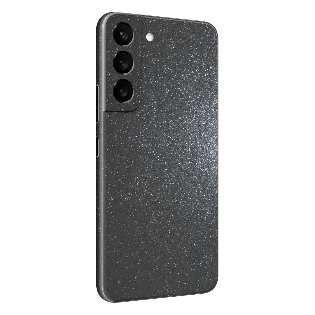 Samsung Galaxy S22+ PLUS Diamond Meteorite Grey Shimmering Sparkling Glitter Skin Wrap Sticker Decal Cover Protector by EasySkinz | EasySkinz.com