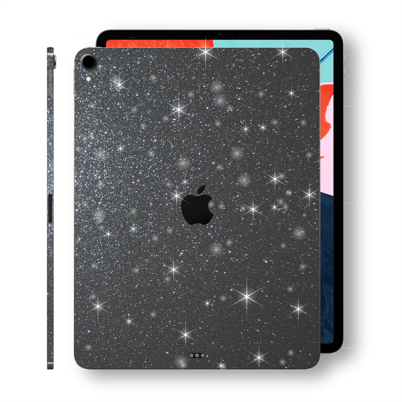 iPad PRO 12.9" inch 3rd Generation 2018 Diamond METEORITE Glitter Shimmering Skin Wrap Sticker Decal Cover Protector by EasySkinz