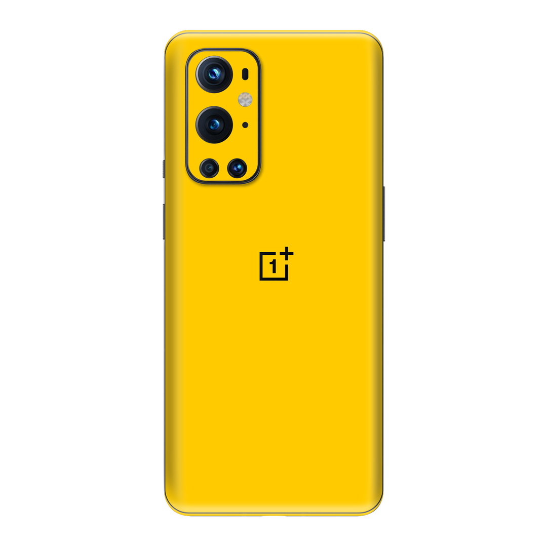 OnePlus 9 Pro Gloss Glossy Golden Yellow Skin Wrap Sticker Decal Cover Protector by EasySkinz