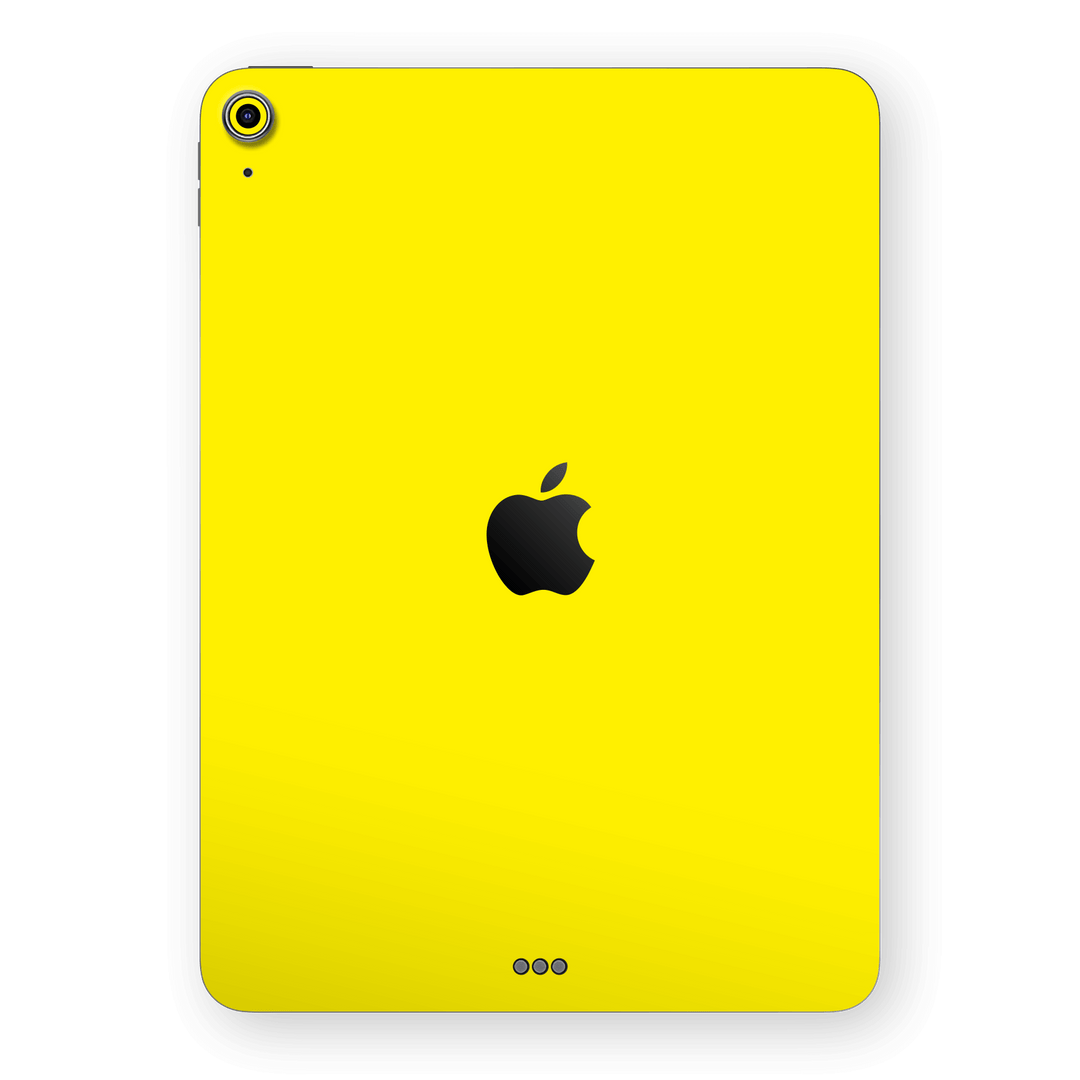 iPad AIR 4 (2020) Glossy Lemon Yellow Skin Wrap Sticker Decal Cover Protector by EasySkinz