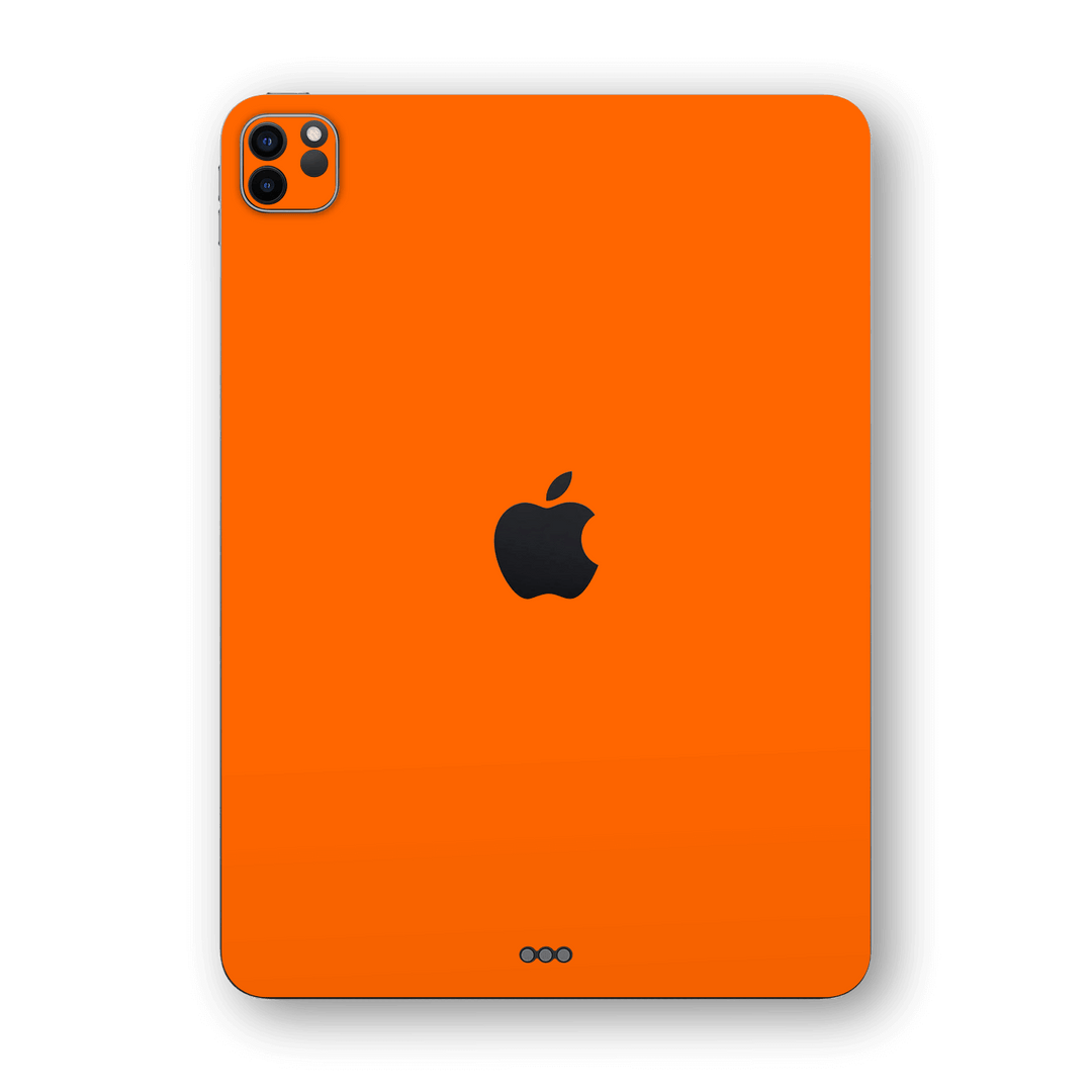 iPad PRO 12.9-inch 2020 Glossy ORANGE Skin Wrap Sticker Decal Cover Protector by EasySkinz