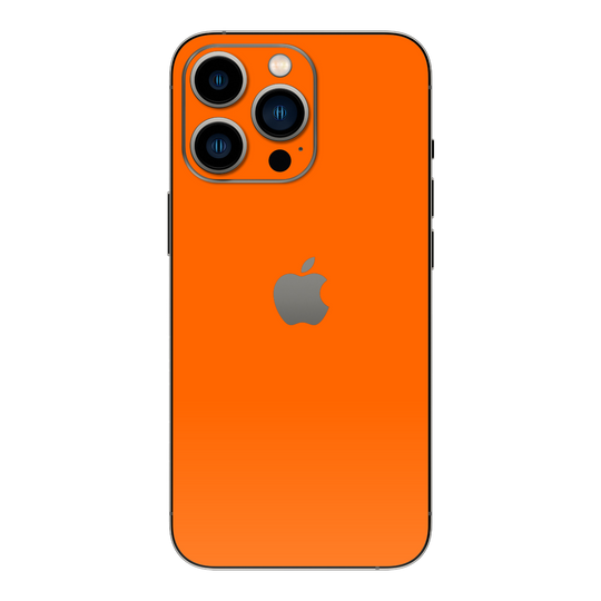 iPhone 13 PRO GLOSSY ORANGE Skin - Premium Protective Skin Wrap Sticker Decal Cover by QSKINZ | Qskinz.com