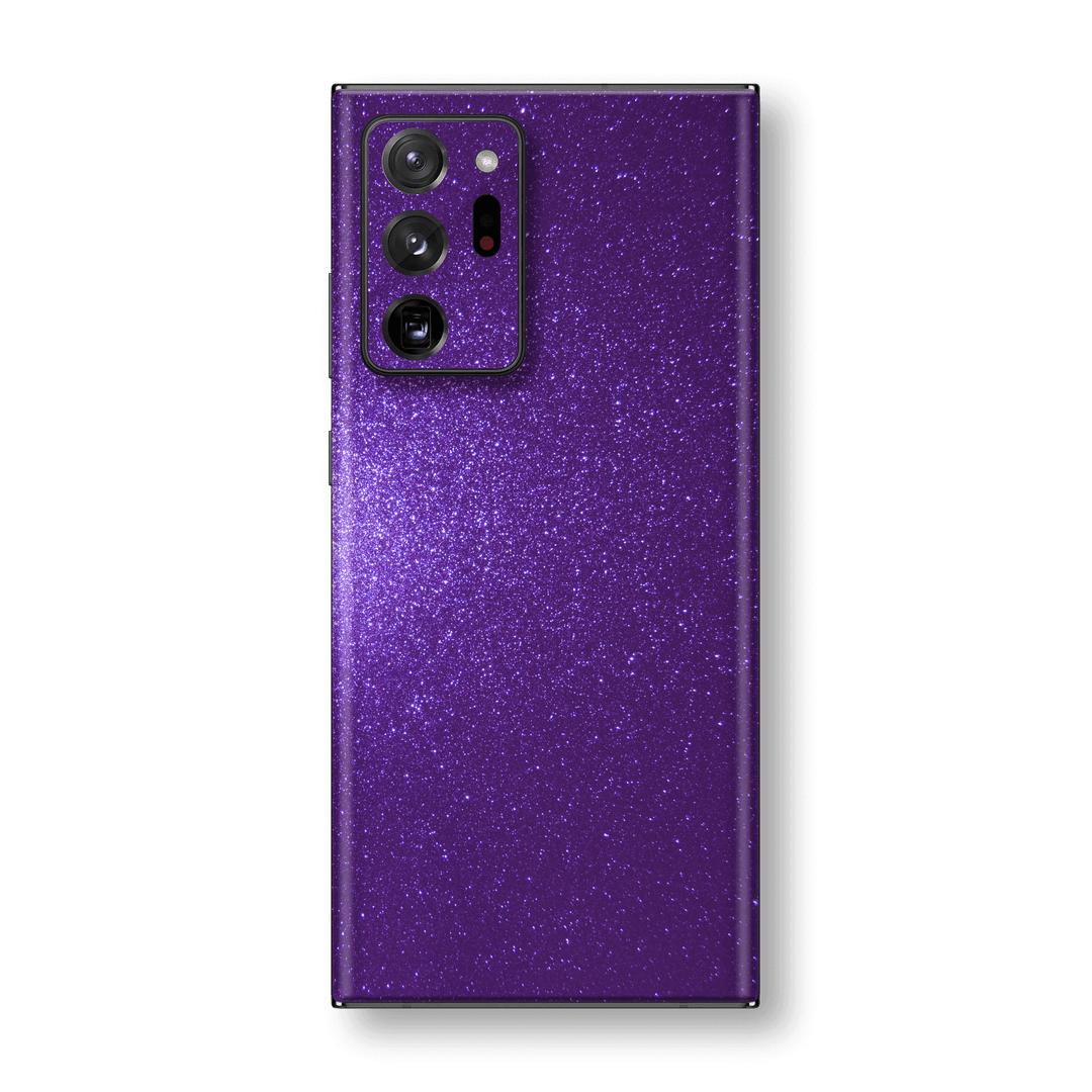 Samsung Galaxy NOTE 20 ULTRA Diamond Purple Shimmering, Sparkling, Glitter Skin Wrap Sticker Decal Cover Protector by EasySkinz