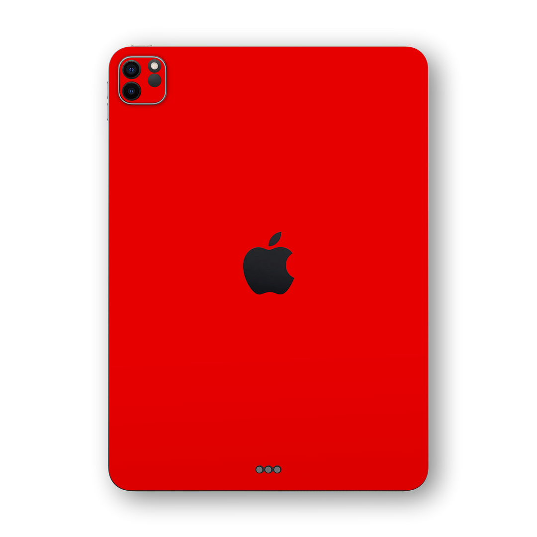 iPad PRO 11-inch 2020 Glossy Bright Red Skin Wrap Sticker Decal Cover Protector by EasySkinz