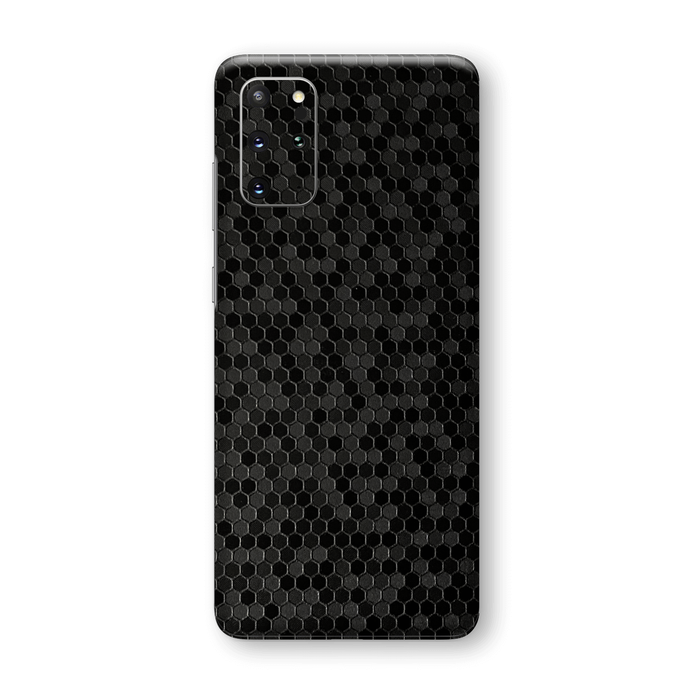 Samsung Galaxy S20+ PLUS BLACK Honeycomb 3D Textured Skin Wrap Sticker Decal Cover Protector by EasySkinz