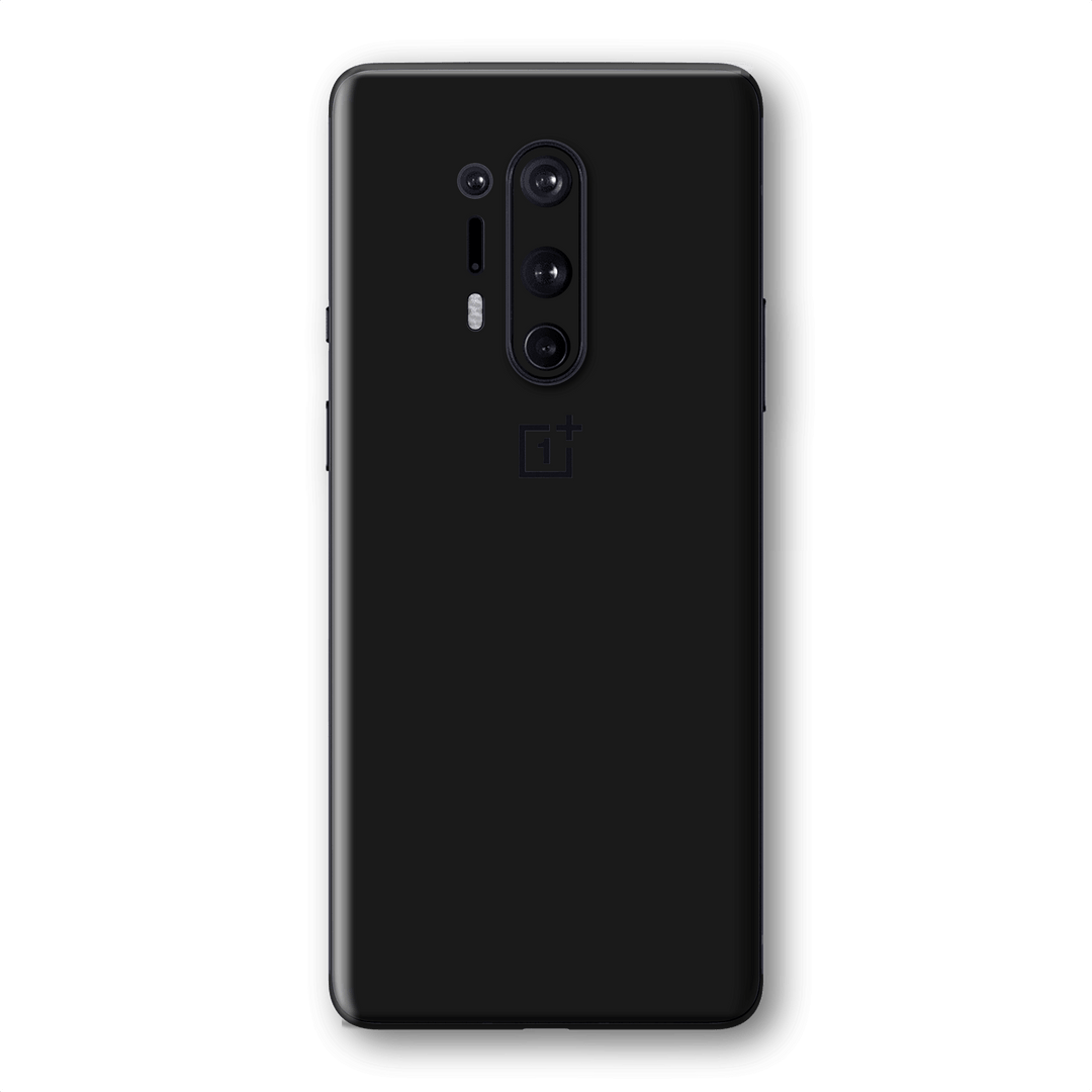 OnePlus 8 PRO Black Gloss Finish Skin Wrap Sticker Decal Cover Protector by EasySkinz