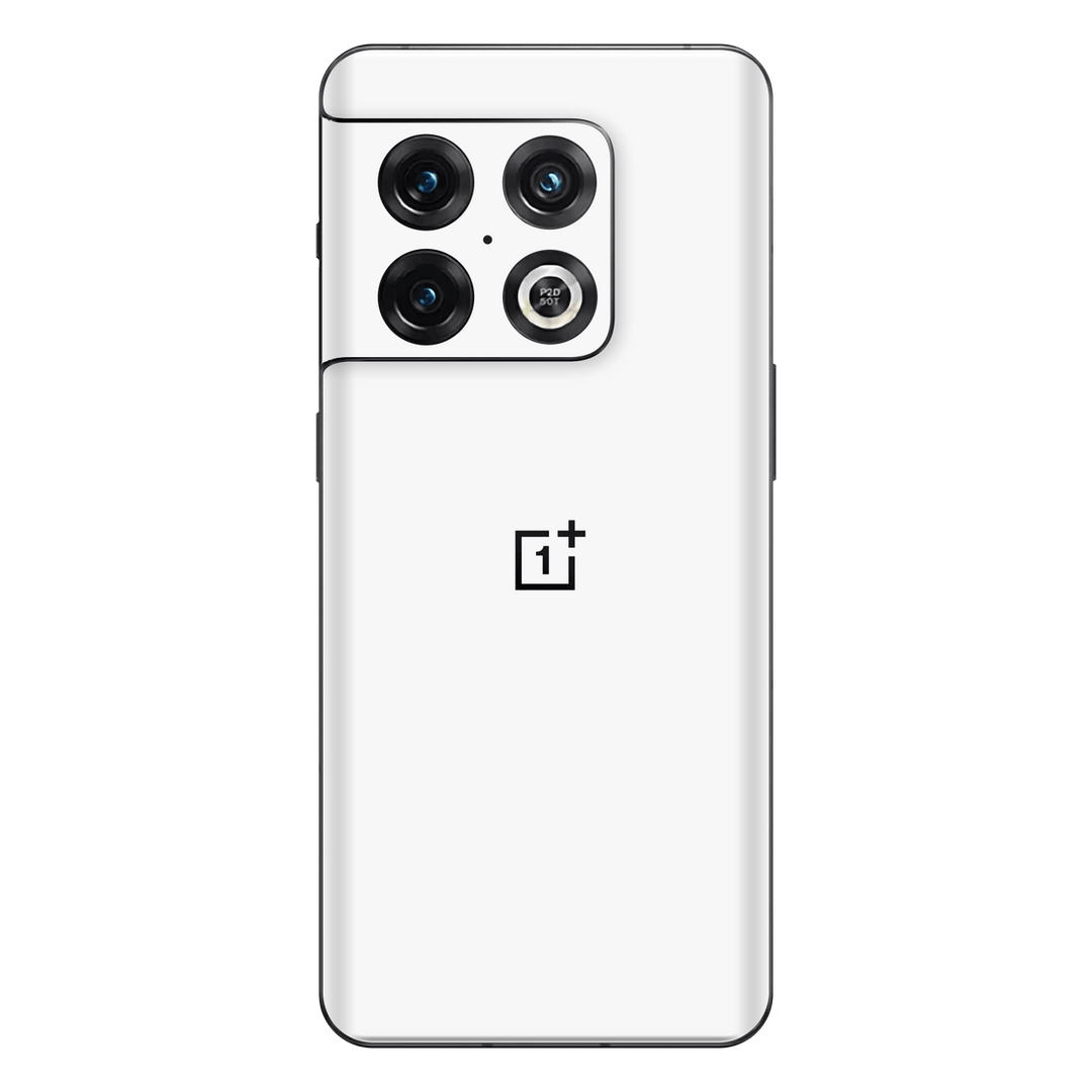 OnePlus 10 PRO Gloss Glossy Jet White Skin Wrap Sticker Decal Cover Protector by EasySkinz | EasySkinz.com