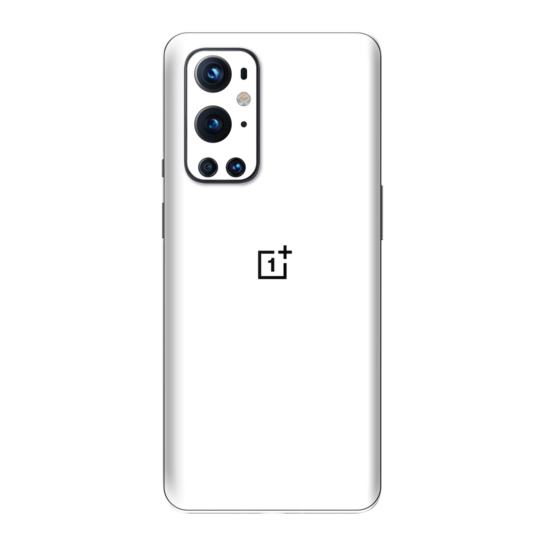 OnePlus 9 Pro Gloss Glossy Jet White Skin Wrap Sticker Decal Cover Protector by EasySkinz